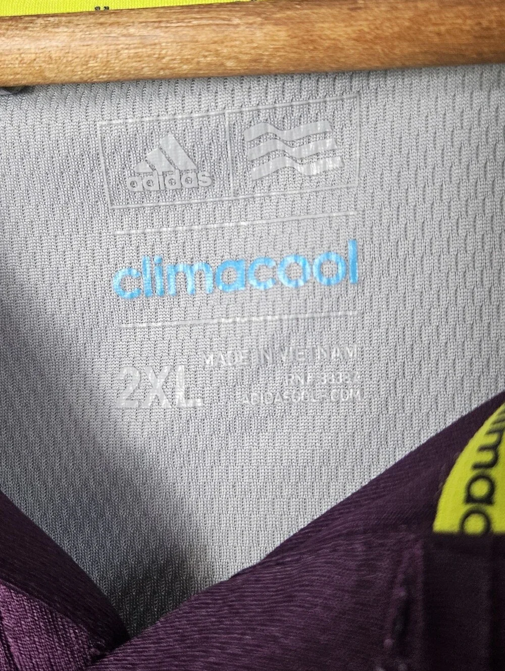 Men's Adidas Climacool Short Sleevr Gray Polo, Size 2XL